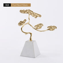 Load image into Gallery viewer, Modern New Chinese Lightweight Luxury Pure Copper Art Decoration Home Living Room Decoration Model Room Villa Hotel Bogu Frame