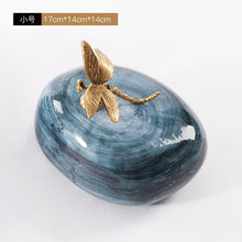 Load image into Gallery viewer, Modern New Chinese Lightweight Luxury Pure Copper Art Decoration Home Living Room Decoration Model Room Villa Hotel Bogu Frame