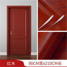 Load image into Gallery viewer, White Oak Wood Grain Wallpaper On The Door Home Renovation Decor Sticker Waterproof Fireprevention Kitchen Bathroom Wall Sticker