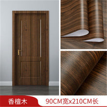 Load image into Gallery viewer, White Oak Wood Grain Wallpaper On The Door Home Renovation Decor Sticker Waterproof Fireprevention Kitchen Bathroom Wall Sticker