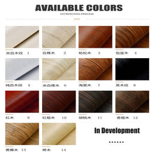 Load image into Gallery viewer, White Oak Wood Grain Wallpaper On The Door Home Renovation Decor Sticker Waterproof Fireprevention Kitchen Bathroom Wall Sticker