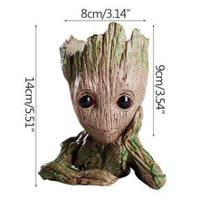 Load image into Gallery viewer, Home Decor Accessories Baby Groot Pen Holder Plants Flower Pot Cute Tree Figurines Miniature Model Desktop Decoration Ornamens