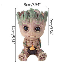 Load image into Gallery viewer, Home Decor Accessories Baby Groot Pen Holder Plants Flower Pot Cute Tree Figurines Miniature Model Desktop Decoration Ornamens
