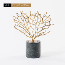 Load image into Gallery viewer, Modern New Chinese Lightweight Luxury Pure Copper Art Decoration Home Living Room Decoration Model Room Villa Hotel Bogu Frame
