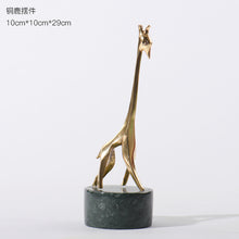 Load image into Gallery viewer, Modern New Chinese Lightweight Luxury Pure Copper Art Decoration Home Living Room Decoration Model Room Villa Hotel Bogu Frame
