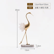 Load image into Gallery viewer, Modern New Chinese Lightweight Luxury Pure Copper Art Decoration Home Living Room Decoration Model Room Villa Hotel Bogu Frame
