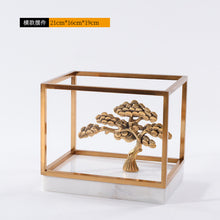 Load image into Gallery viewer, Modern New Chinese Lightweight Luxury Pure Copper Art Decoration Home Living Room Decoration Model Room Villa Hotel Bogu Frame
