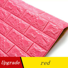 Load image into Gallery viewer, 3d stereo wall stickers living room moisture-proof warm wallpaper brick wallpaper wall waterproof foam self-adhesive stickers
